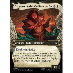 (Foil) Blanche - Forgeronne des Collines de Fer (V2 Dragon Hoard Frame) (U) [HOB]