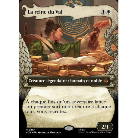 (Foil) Blanche - La reine du Val (V2 Dragon Hoard Frame) (M) [HOB]