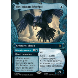 (Foil) Bleue - Vieil oiseau décrépit (V2 Dragon Hoard Frame) (R) [HOB]