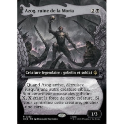 (Foil) Noire - Azog, ruine de la Moria (V2 Dragon Hoard Frame) (R) [HOB]