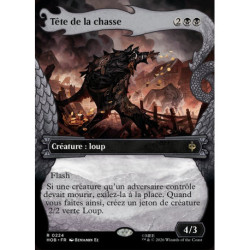(Foil) Noire - Tête de la chasse (V2 Dragon Hoard Frame) (R) [HOB]