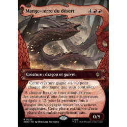 (Foil) Rouge - Mange-terre du désert (V2 Dragon Hoard Frame) (R) [HOB]