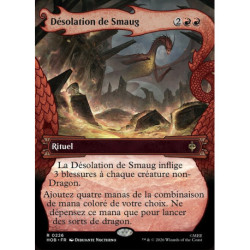 (Foil) Rouge - Désolation de Smaug (V2 Dragon Hoard Frame) (R) [HOB]