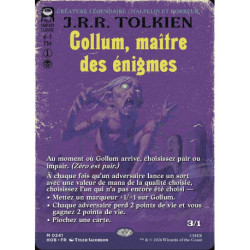 (Foil) Noire - Gollum, maître des énigmes (V2 Book Cover) (M) [HOB]