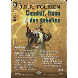 (Foil) Rouge - Gandalf, fléau des gobelins (V2 Book Cover) (M) [HOB]