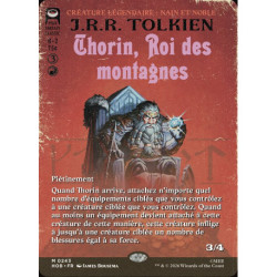 (Foil) Rouge - Thorin, Roi des montagnes (V2 Book Cover) (M) [HOB]