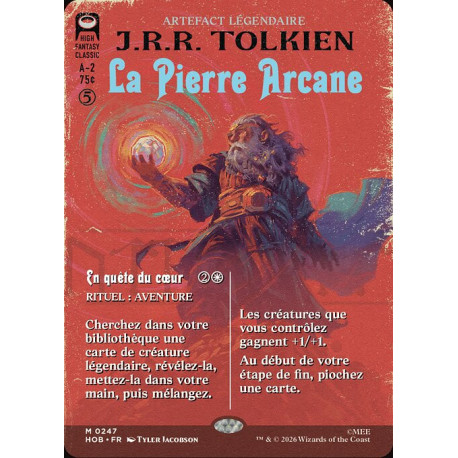 (Foil) Incolore - La Pierre Arcane (V3 Book Cover) (M) [HOB]