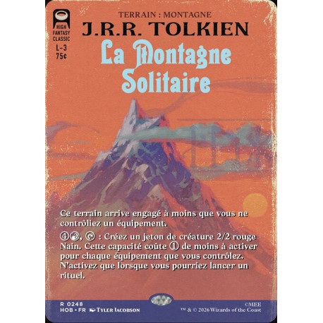 (Foil) Terrain - La Montagne Solitaire (V3 Book Cover) (R) [HOB]