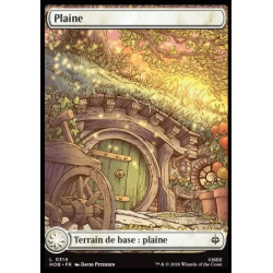 (Foil) Terrain - Plaine (V4, Seasonal Hobbit Basic Lands - Summer) (L) [HOB]