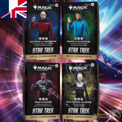 Lot des 4 Decks Commander, Star Trek - Magic The Gathering (Sortie le 6 NOVEMBRE 2026)