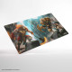 Shiny Playmat: Ajani, Path of Vengeance / Ajani, Counterattack Leader, Reality Fracture – Magic The Gathering | GameGenic