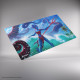 Double-Sided Playmat: Kiora of Salt and Sand / Kiora of Fire and Ashes, Reality Fracture – Magic The Gathering | GameGenic