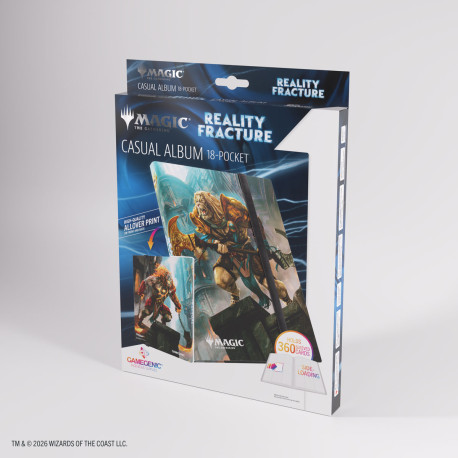 Casual Album 18-Pocket Reality Fracture: Ajani, Path of Vengeance / Ajani, Counterattack Leader – Magic The Gathering, GameGenic