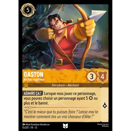 (Foil) Gaston : Archer supérieur (U) [Invasion Épineuse!]