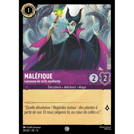 (Foil) Maléfique : Lanceuse de sorts exultante (C) [Invasion Épineuse!]