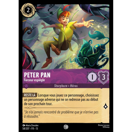 (Foil) Peter Pan : Farceur espiègle (C) [Invasion Épineuse!]