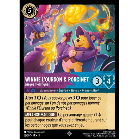(Foil) Winnie l'Ourson & Porcinet : Mages mellifiques (SR) [Invasion Épineuse!]
