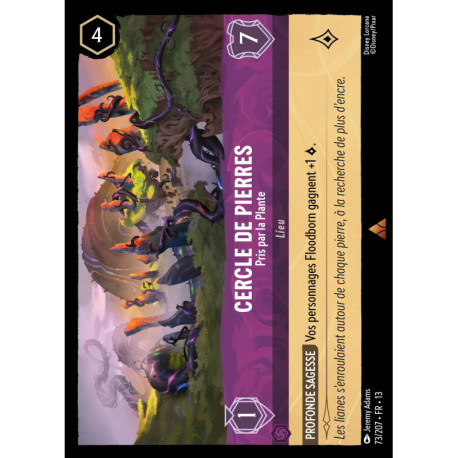 (Foil) Cercle de pierres : Pris par la Plante (R) [Invasion Épineuse!]