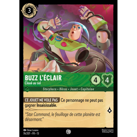 (Foil) Buzz l'Éclair : Cloué au sol (C) [Invasion Épineuse!]