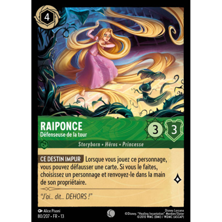 (Foil) Raiponce : Défenseuse de la tour (C) [Invasion Épineuse!]