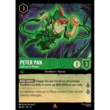 (Foil) Peter Pan : Créé par la Plante (R) [Invasion Épineuse!]
