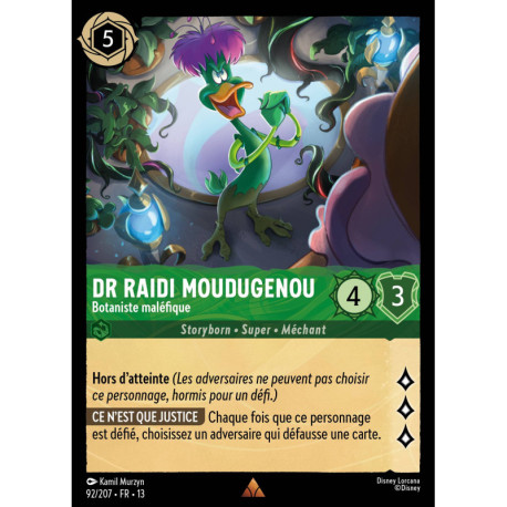 (Foil) Dr Raidi Moudugenou : Botaniste maléfique (R) [Invasion Épineuse!]