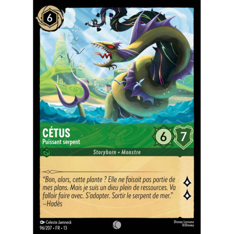 (Foil) Cétus : Puissant serpent (C) [Invasion Épineuse!]