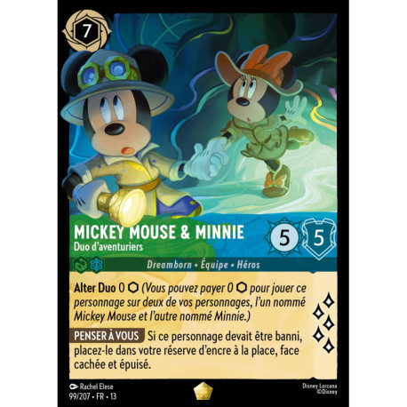 (Foil) Mickey Mouse & Minnie : Duo d'aventuriers (L) [Invasion Épineuse!]