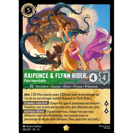 (Foil) Raiponce & Flynn Rider : Paire improbable (L) [Invasion Épineuse!]