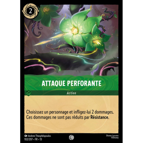 (Foil) Attaque perforante (C) [Invasion Épineuse!]