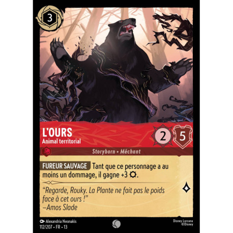 (Foil) L'ours : Animal territorial (C) [Invasion Épineuse!]
