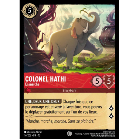 (Foil) Colonel Hathi : En marche (C) [Invasion Épineuse!]