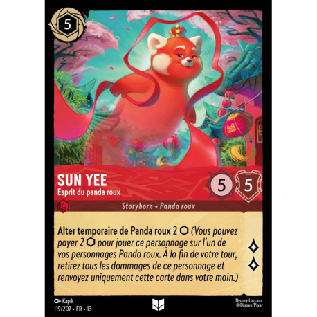 (Foil) Sun Yee : Esprit du panda roux (U) [Invasion Épineuse!]