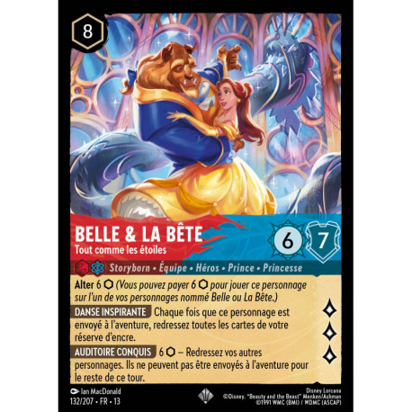 (Foil) Belle & La Bête : Tout comme les étoiles (SR) [Invasion Épineuse!]