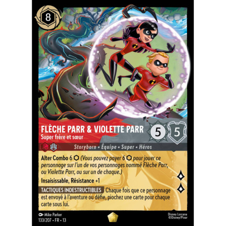 (Foil) Flèche Parr & Violette Parr : Super frère et sœur (L) [Invasion Épineuse!]