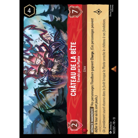 (Foil) Château de la Bête : Envahi par la Plante (R) [Invasion Épineuse!]