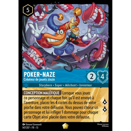 (Foil) Poker-Naze : Créateur de jouets zinzin (L) [Invasion Épineuse!]