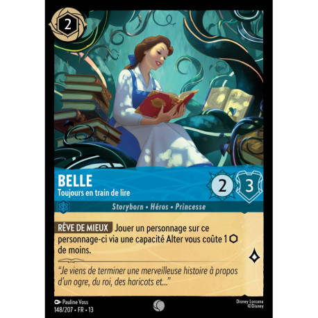 (Foil) Belle : Toujours en train de lire (C) [Invasion Épineuse!]