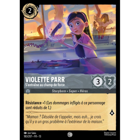 (Foil) Violette Parr : S'entraîne au champ de force (C) [Invasion Épineuse!]