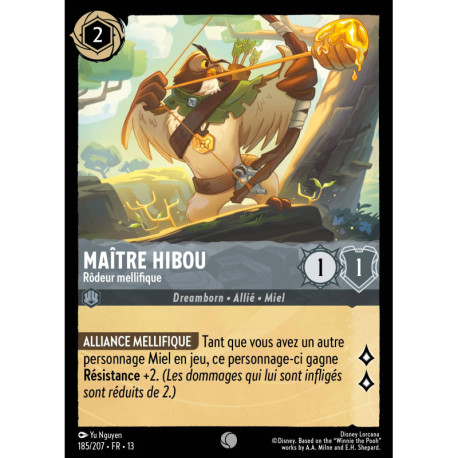 (Foil) Maître Hibou : Rôdeur mellifique (C) [Invasion Épineuse!]
