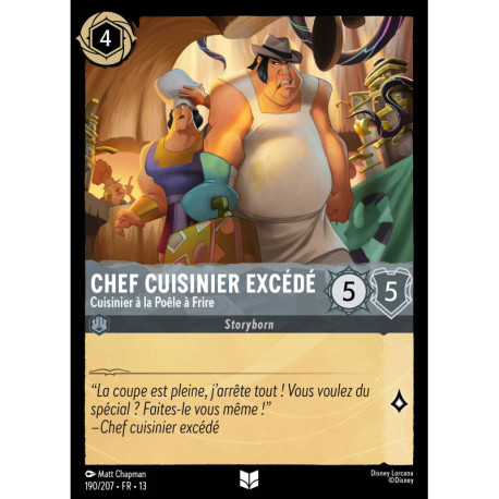 (Foil) Chef cuisinier excédé : Cuisinier à la Poêle à Frire (U) [Invasion Épineuse!]