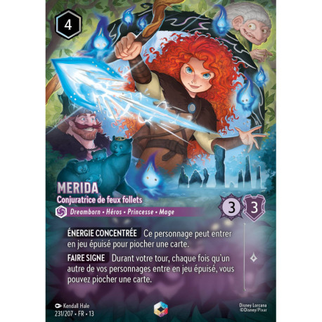 (Enchantée) Merida : Conjuratrice de feux follets (E) [Invasion Épineuse!]