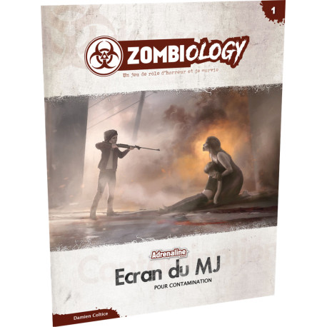 Écran du MJ : contamination - Zombiology : Le jeu de rôle d'horreur et de survie
