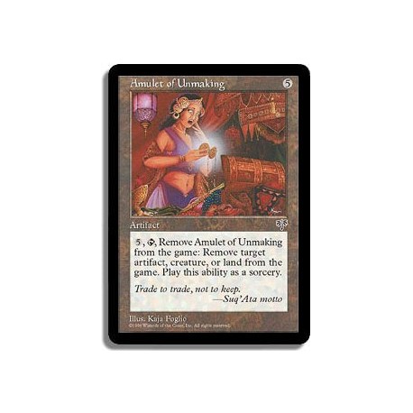 Artefact - Amulette de deconstruction (R)