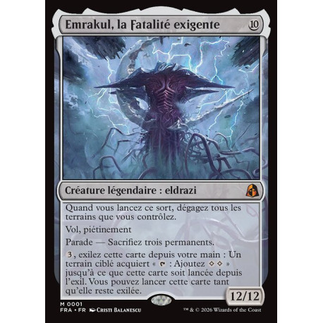 (Foil) Incolore - Emrakul, la Fatalité exigeante (M) [FRA]