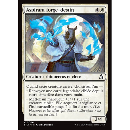 (Foil) Blanche - Aspirant forge-destin (C) [FRA]