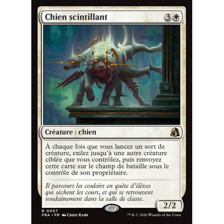 (Foil) Blanche - Chien scintillant (V1) (R) [FRA]