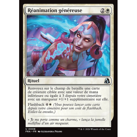 (Foil) Blanche - Réanimation généreuse (U) [FRA]