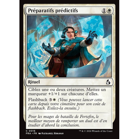 (Foil) Blanche - Préparatifs prédictifs (C) [FRA]
