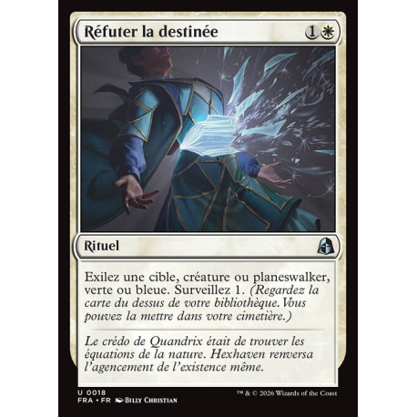 (Foil) Blanche - Réfuter la destinée (V1) (U) [FRA]